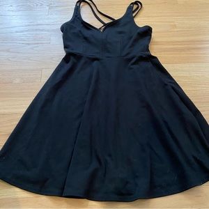 Forever 21 Womens black skater dress size small